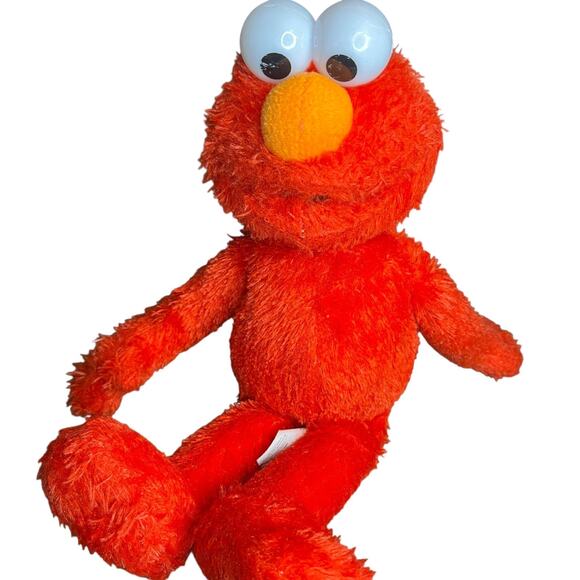 SESAME STREET ELMO Original Stuff Plush Animal 14" Cuddly Figure - Picture 2 of 9
